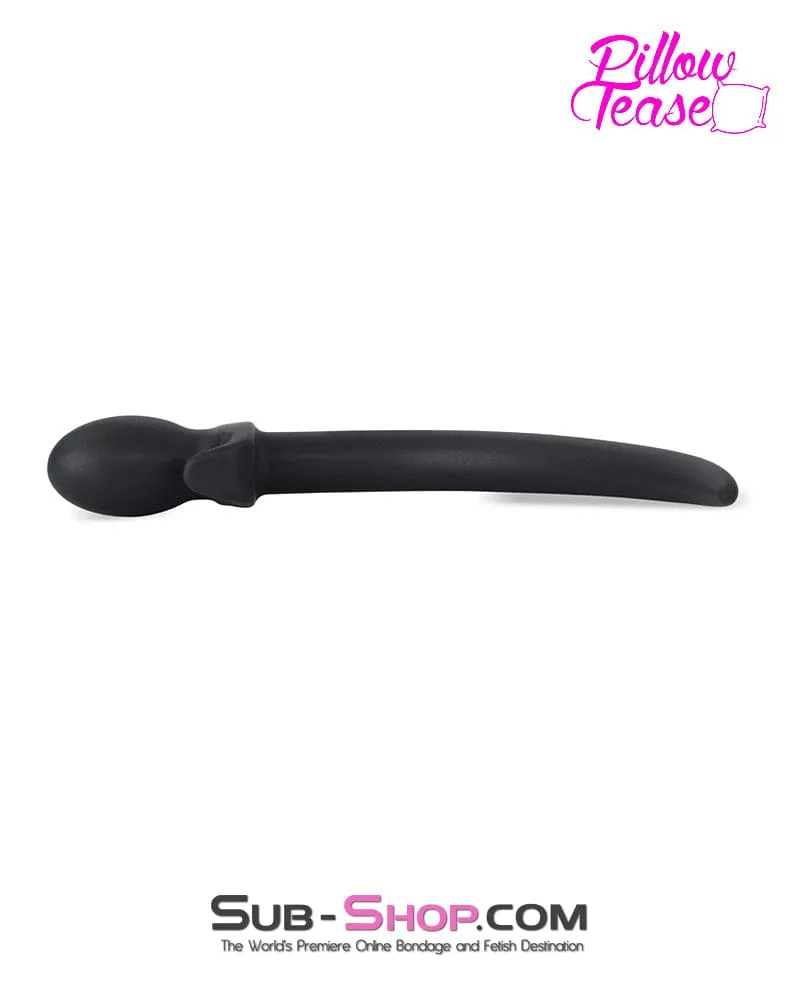 0248M      Puppy Dog Pet Play Silicone Anal Plug Dog Tail. Small Plug