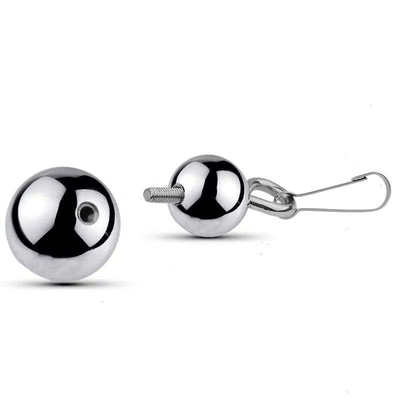 0267M  CBT Ball Torture Adjustable Spiked Ring Device with Steel Ball Weights