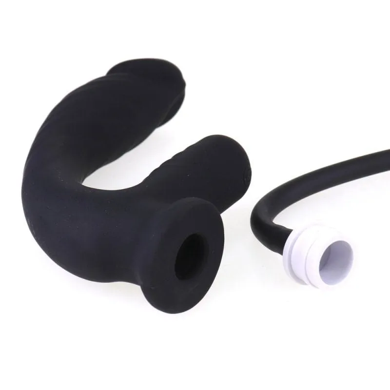 0312M  10 Function Inflatable Rechargeable Waterproof G-Spot / P-Spot Vibrator