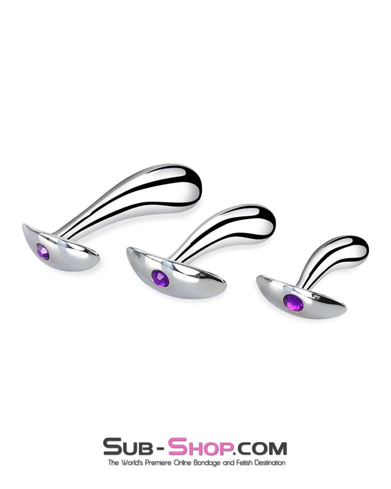 0339M  Prostate Pleaser Stainless Steel Butt Plug