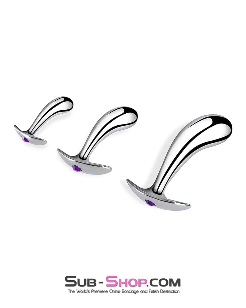 0339M  Prostate Pleaser Stainless Steel Butt Plug