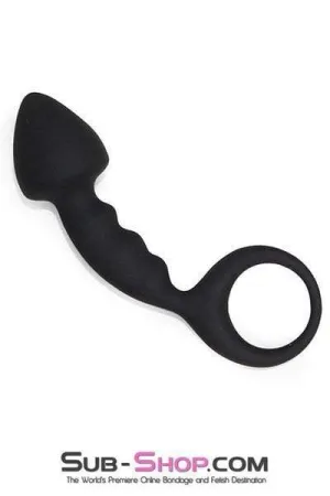 0356RS-SIS      Sissy's Black Prostate Plug
