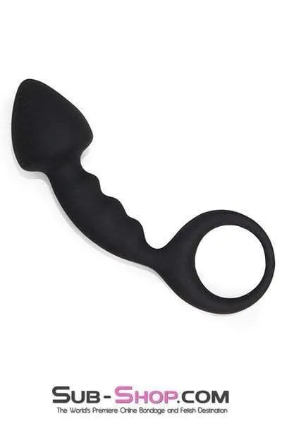 0356RS-SIS      Sissy's Black Prostate Plug