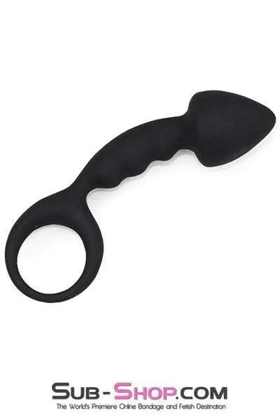 0356RS-SIS      Sissy's Black Prostate Plug