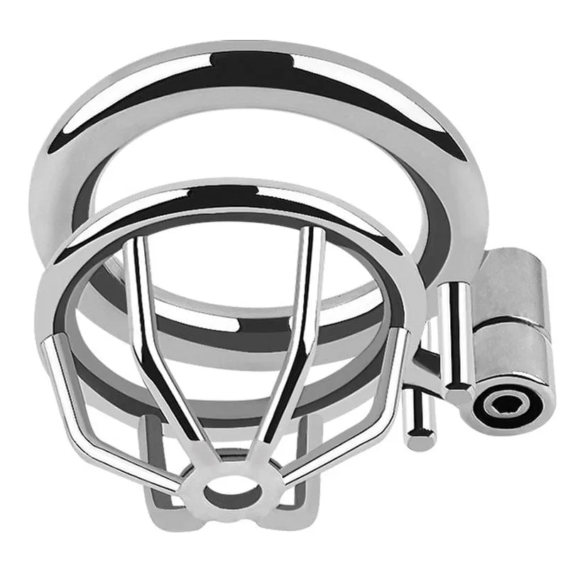 0515M  Fortress Steel Chastity Cage – Ultra-Secure Male Lockdown