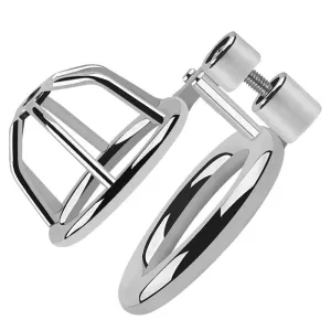 0515M  Fortress Steel Chastity Cage – Ultra-Secure Male Lockdown