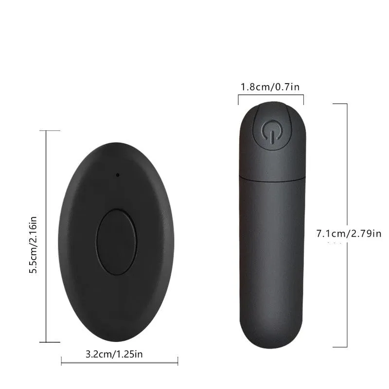 0562M  10 Function Remote Bullet Vibrator and Lace Panty