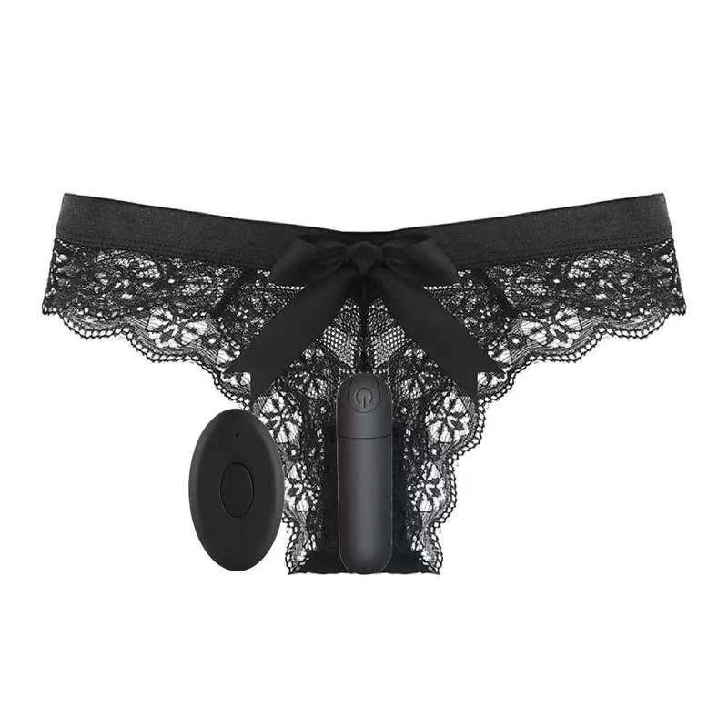 0562M  10 Function Remote Bullet Vibrator and Lace Panty