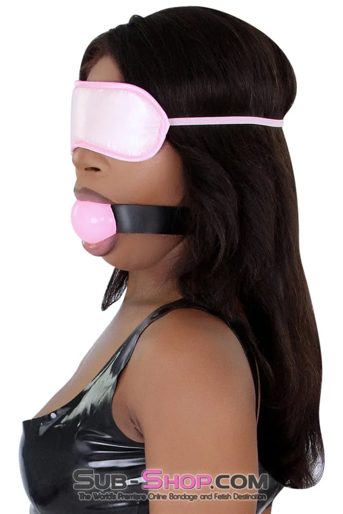 0597A      2 Large Ball Gag. Candy Pink Ball Gag