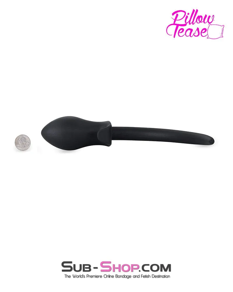0676M      Puppy Dog Pet Play Silicone Anal Plug Dog Tail. Large Plug