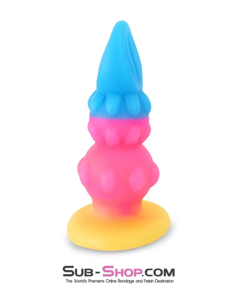 0827DL  Cosmic Pop Colored Anal Plug - Medium