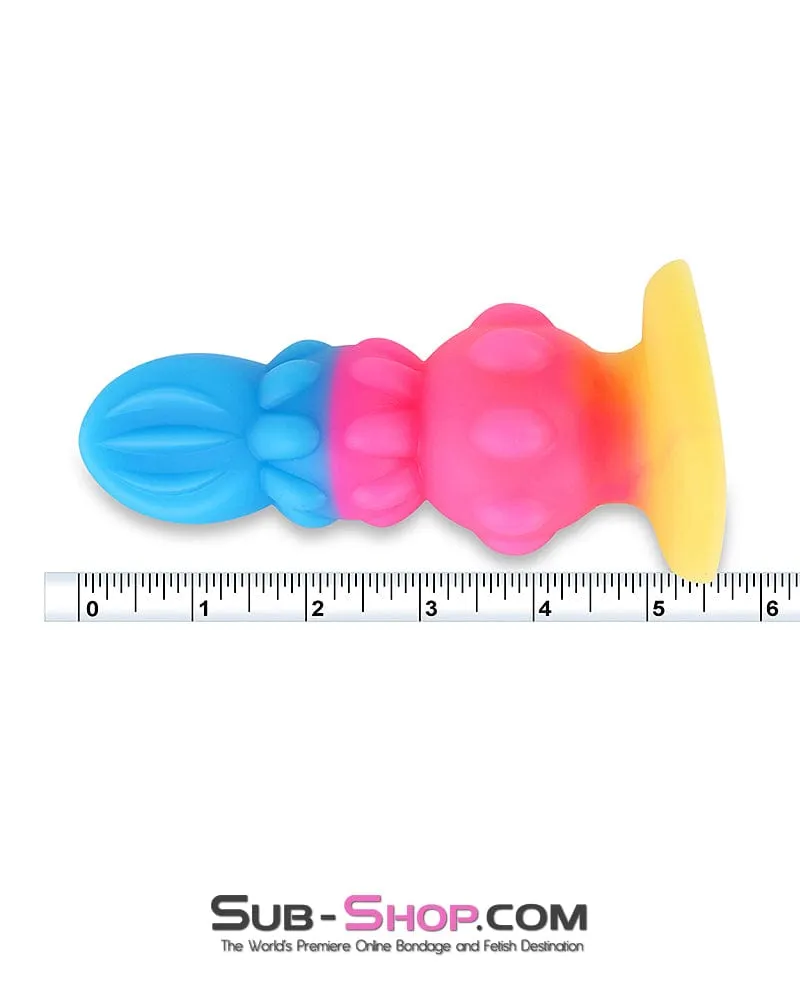 0827DL  Cosmic Pop Colored Anal Plug - Medium
