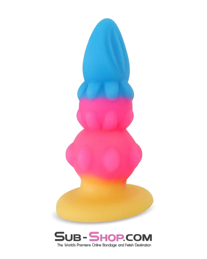 0837DL  Cosmic Pop Colored Anal Plug - Large