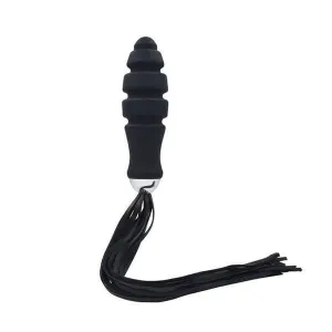 0889M-SIS      Sissy Bondage Toys Deluxe Large Graduated Silicone Anal Dildo Whip