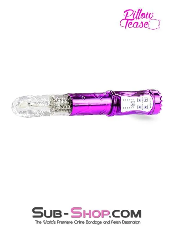 2207M      Soft Vibrator with Rotating Beads and Vibrating Anal Tail - LAST CHANCE - Final Closeout!