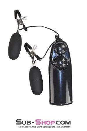 2269RS-SIS      Pretty Sissy Boi Hypno Vibrating Black Wicked Style Cock Dungeon Mistress and Ball Clamps