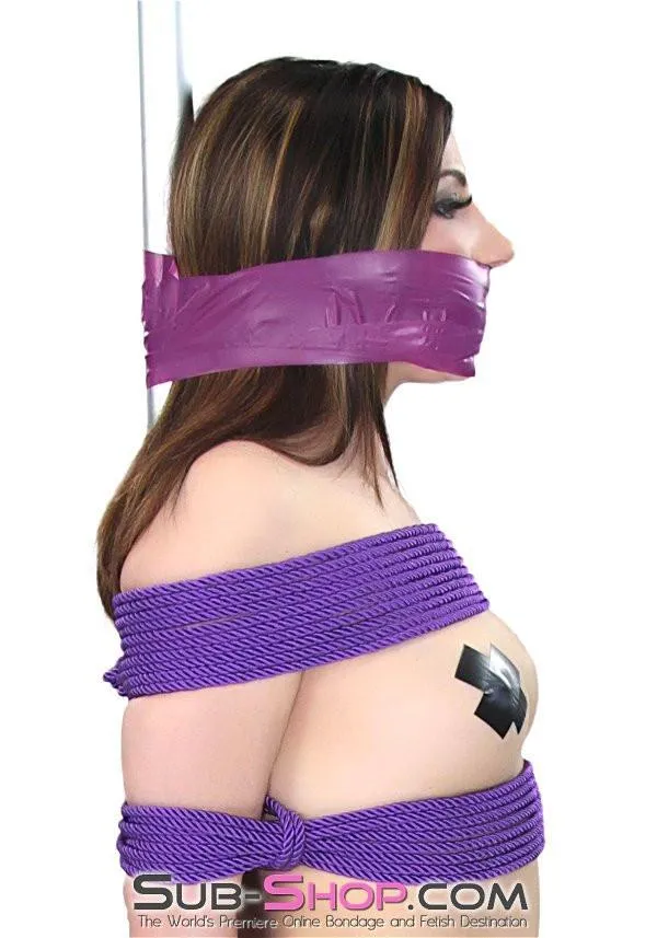 2783M-SIS      Sissy BDSM Royal Purple Soft Twisted Bondage Rope. 32 ft.