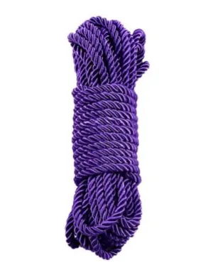 2783M-SIS      Sissy BDSM Royal Purple Soft Twisted Bondage Rope. 32 ft.