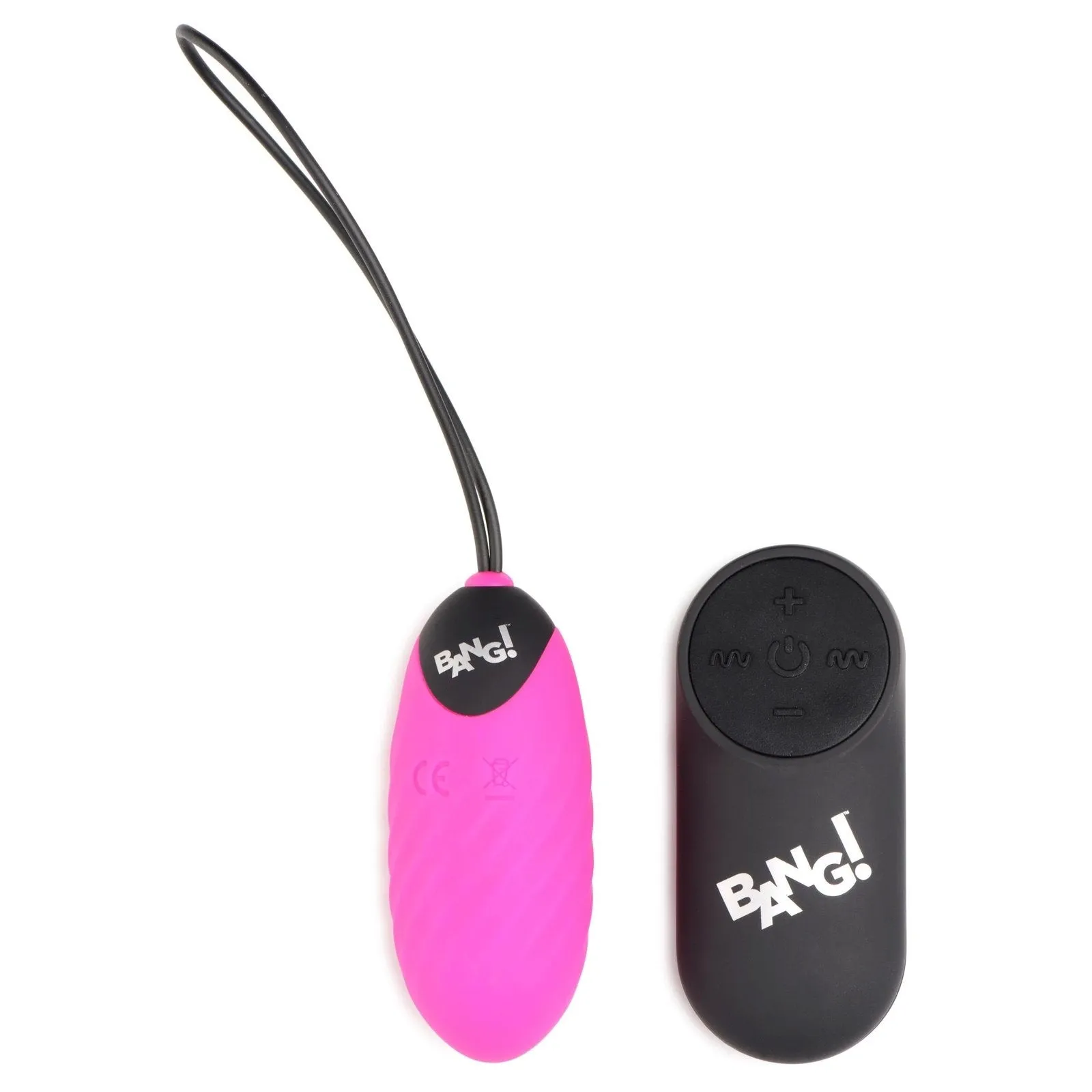 28x Swirl Silicone Vibrating Egg With Remote Control