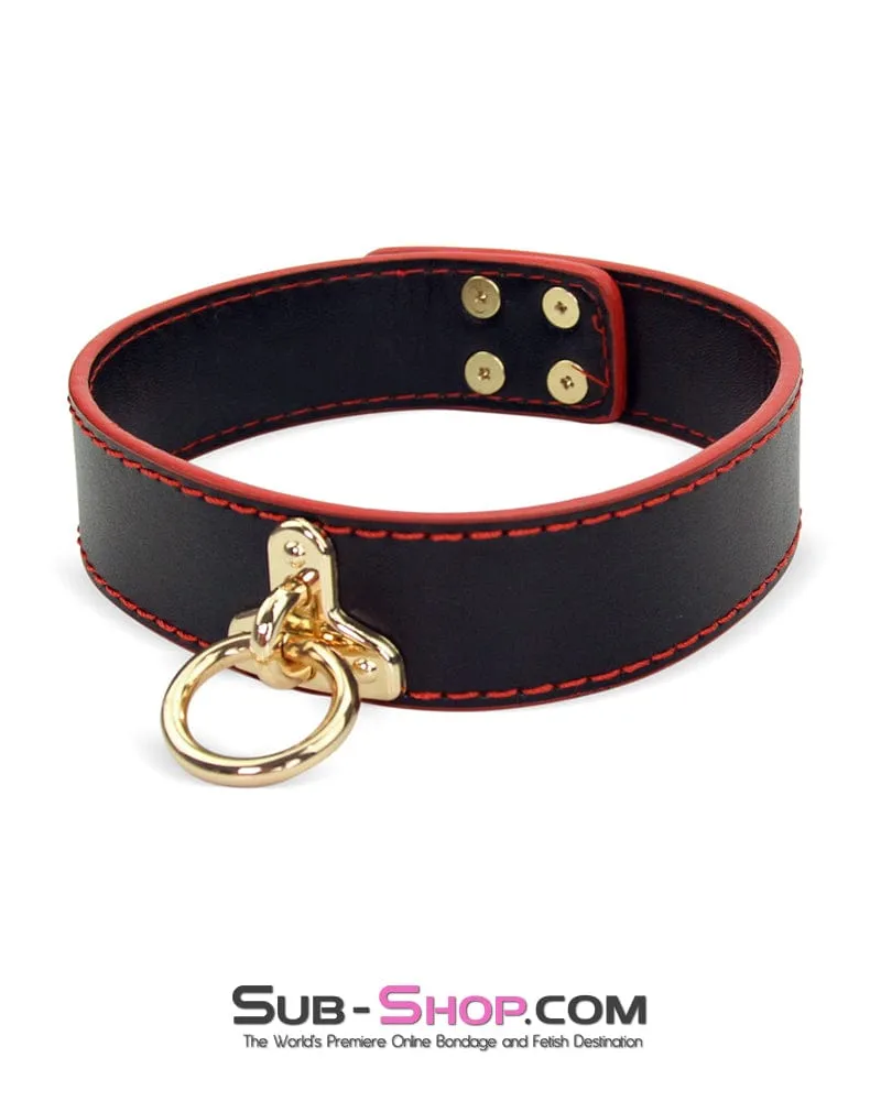 3801M      Precious Slave Golden Chain Lead Collar