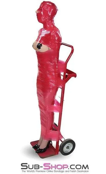 5739A-SIS      1.000 ft. Erotic Sissy Bondage Fantasy Wrap. Red