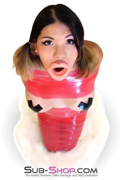 5739A-SIS      1.000 ft. Erotic Sissy Bondage Fantasy Wrap. Red