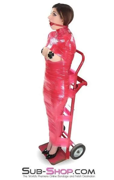 5739A-SIS      1.000 ft. Erotic Sissy Bondage Fantasy Wrap. Red
