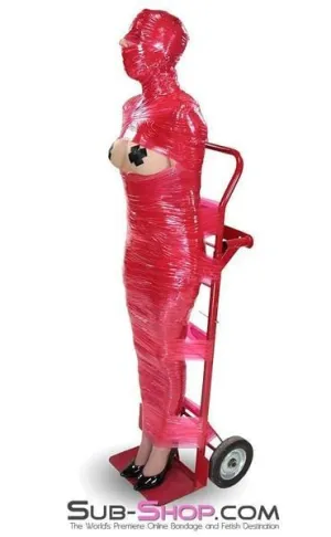 5739A-SIS      1.000 ft. Erotic Sissy Bondage Fantasy Wrap. Red