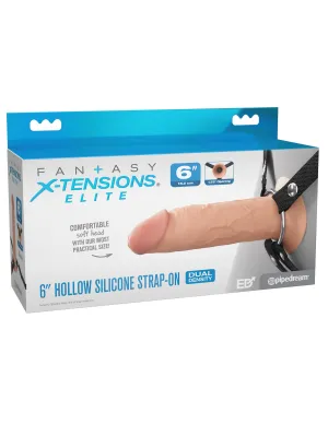 6 Hollow Silicone Strap-On™