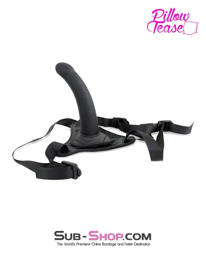 6171M-SIS      Sissy Slave Tart Pegger Strap On Silicone Dildo Dominant Female and Soft Harness Set