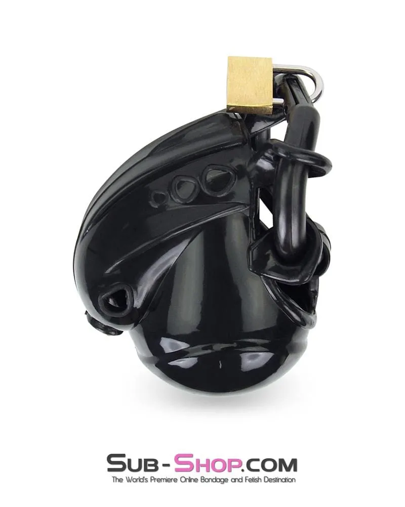 6897M-SIS      Sissy Bondage Full Coverage Cock Locker Male Chastity Tease and Denial Cage