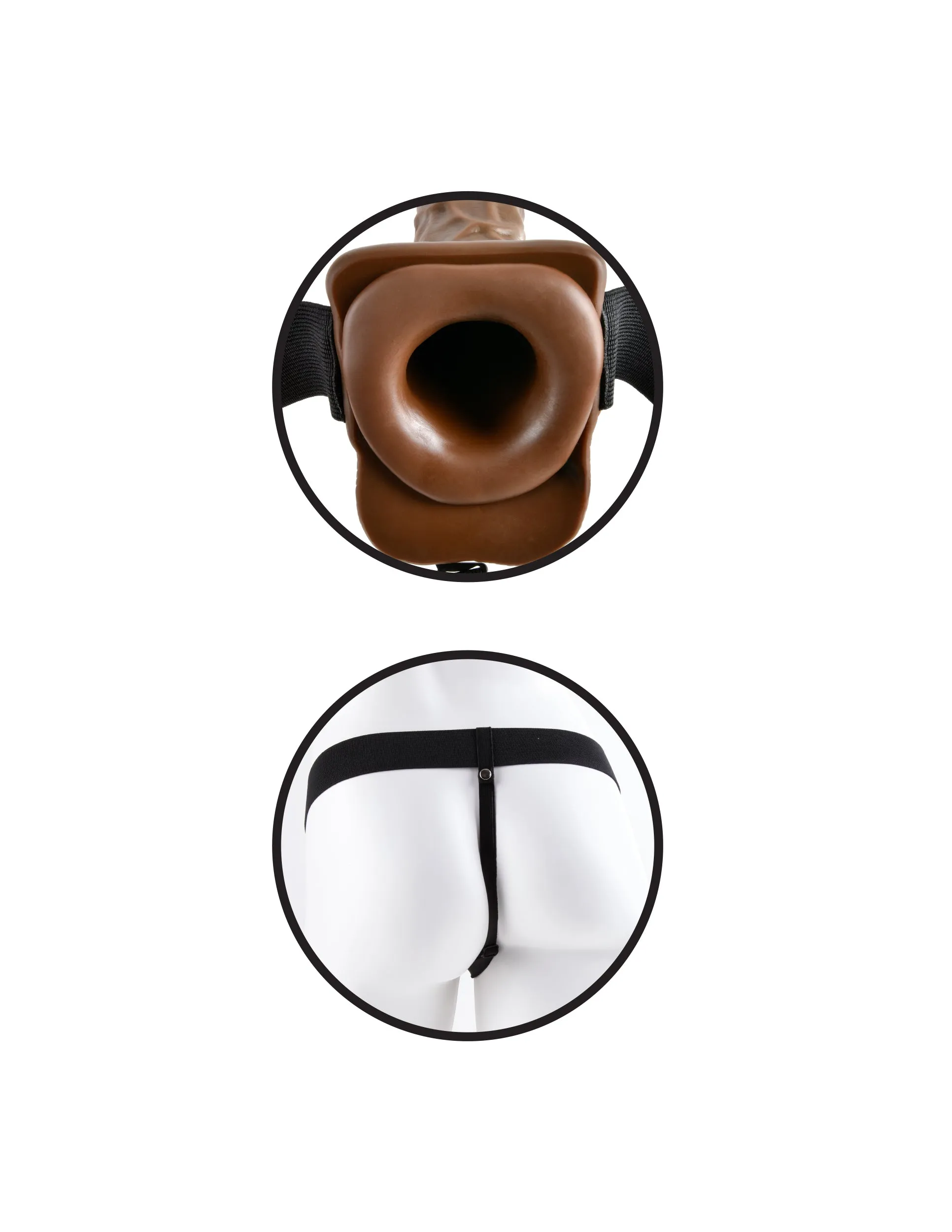 7 Hollow Strap-On with Balls