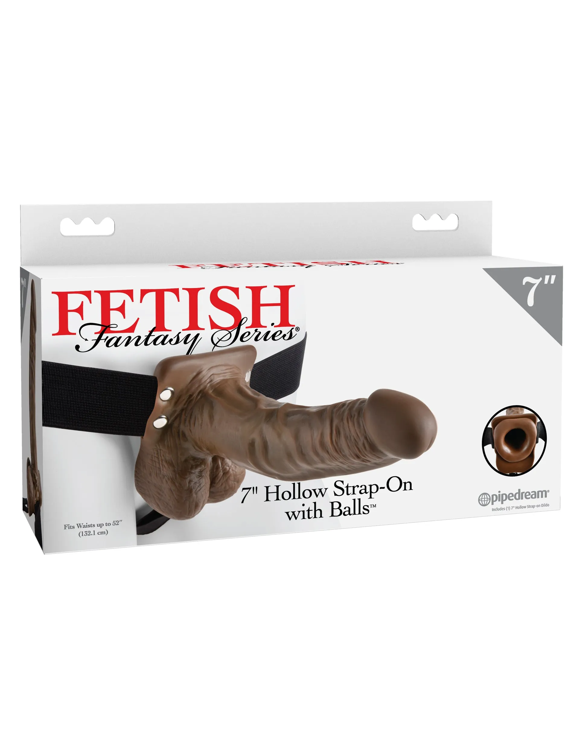 7 Hollow Strap-On with Balls