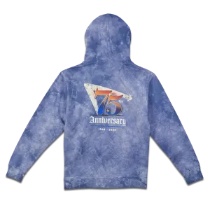 75th Anniversary Tie Dye Hooded Sweatshirt