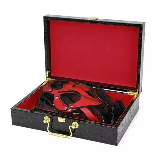 7874DL      Luxe 9 PC Naughty Kitten Bondage Fantasy Kit with Case