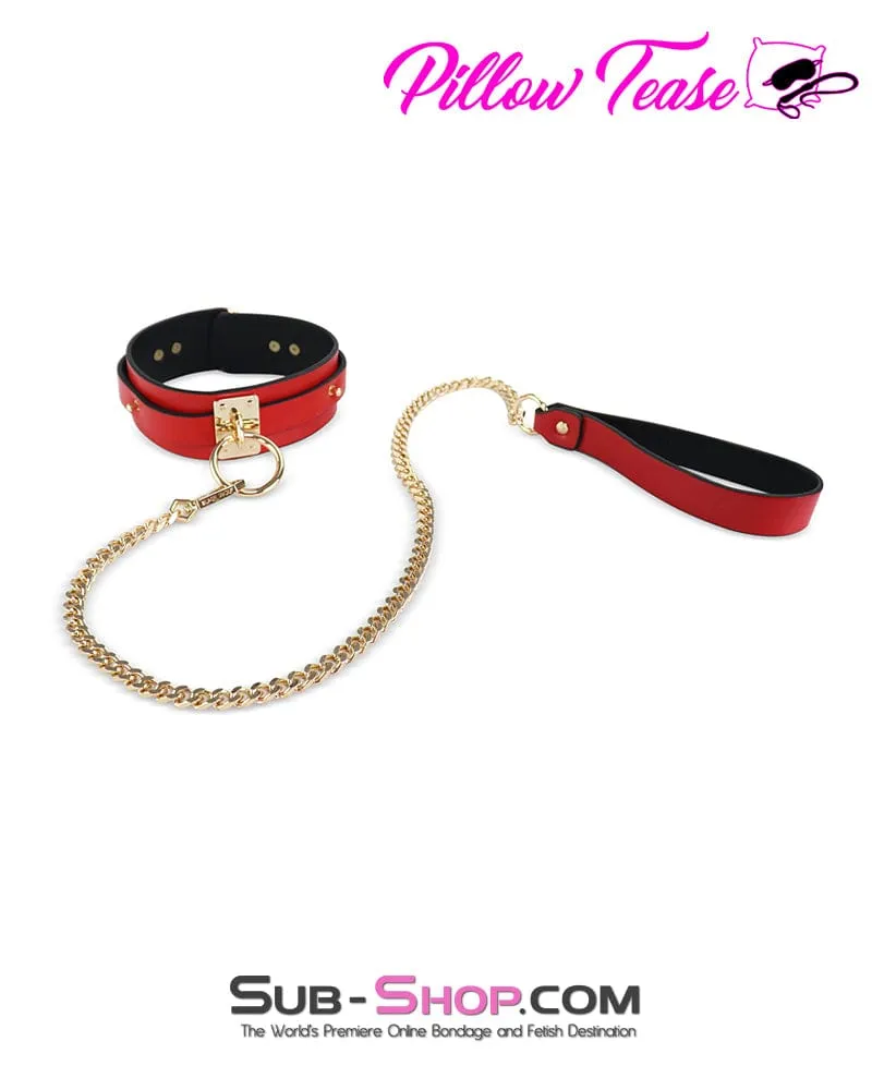 7874DL      Luxe 9 PC Naughty Kitten Bondage Fantasy Kit with Case