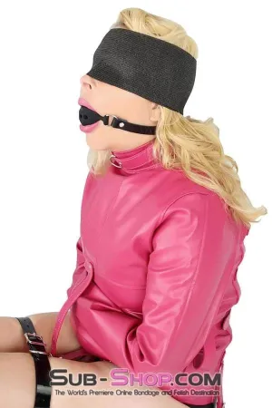 9052DL-SIS      Forced Sissy Rose Hips Locking Straitjacket