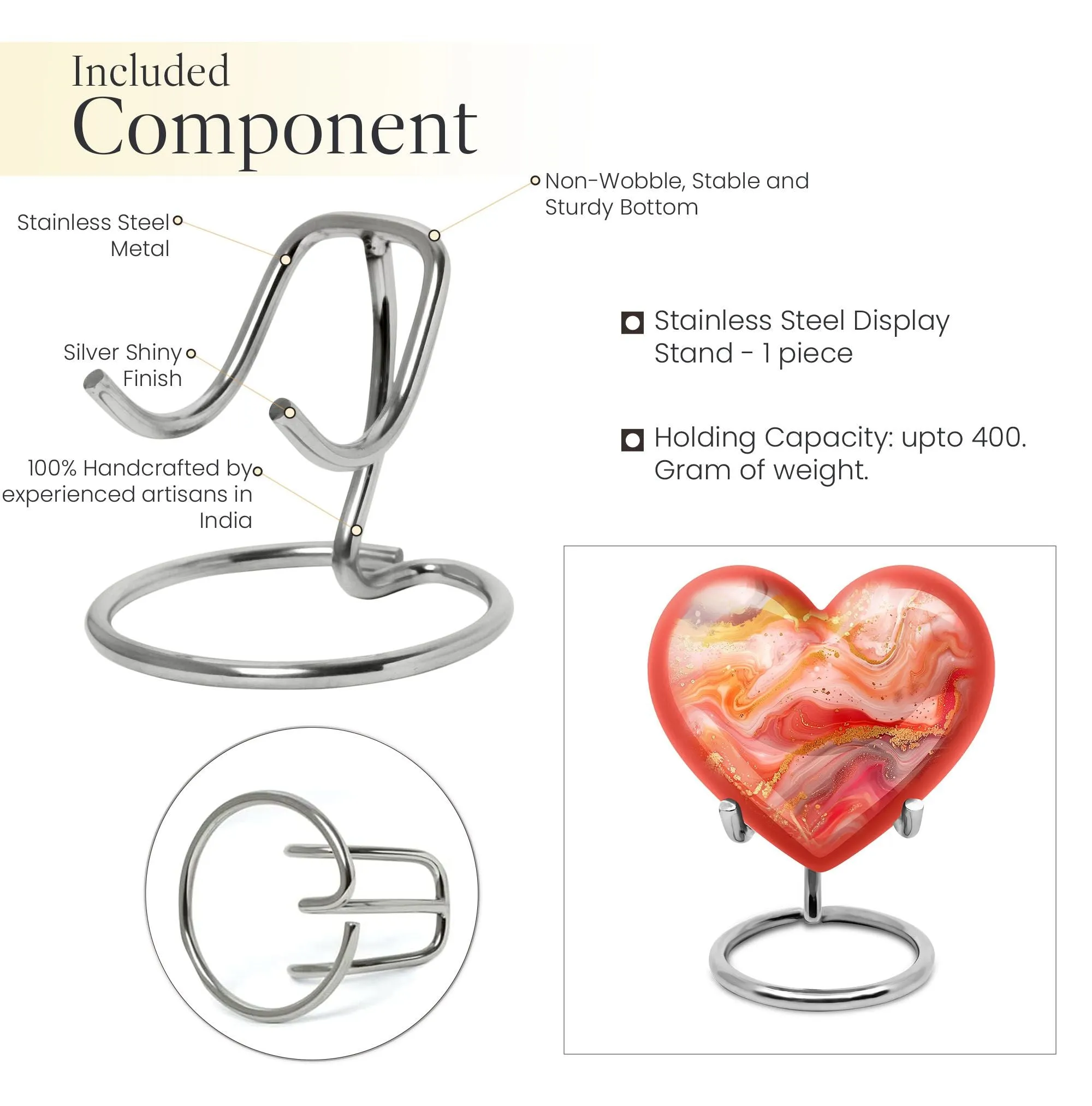 Abstract Inception, Distinctive Memorial Urn for Restful Farewell