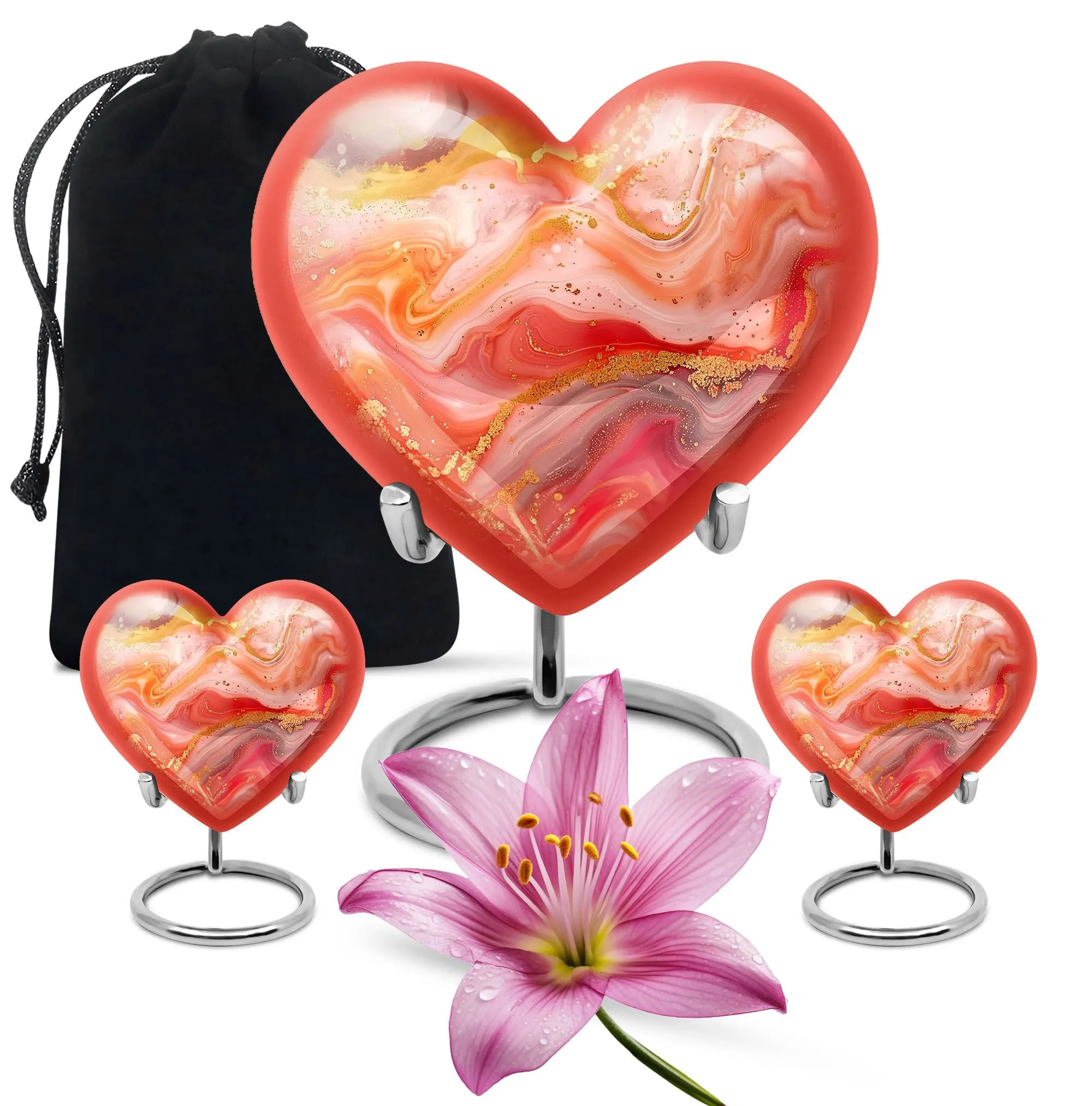 Abstract Inception, Distinctive Memorial Urn for Restful Farewell