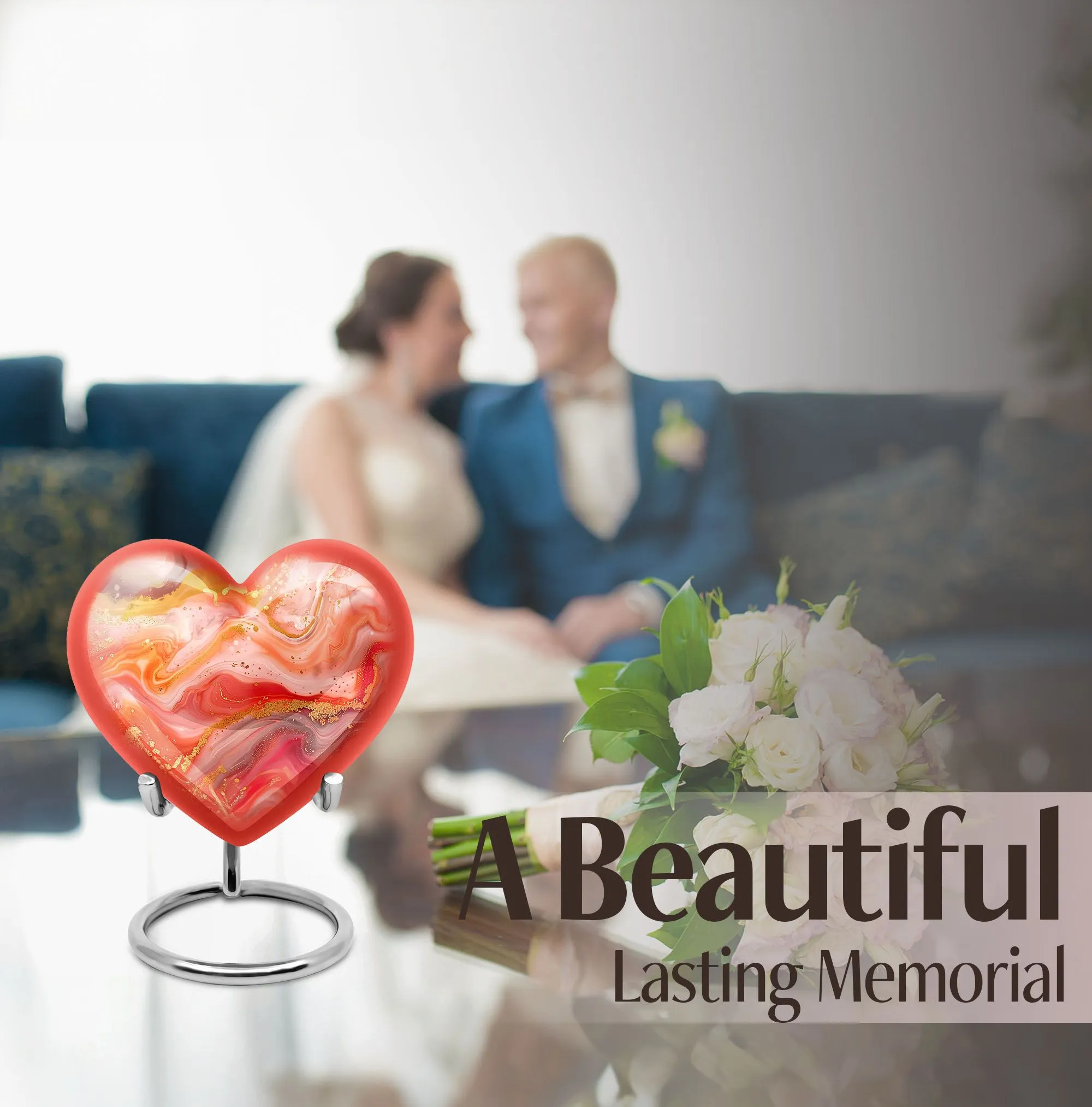 Abstract Inception, Distinctive Memorial Urn for Restful Farewell
