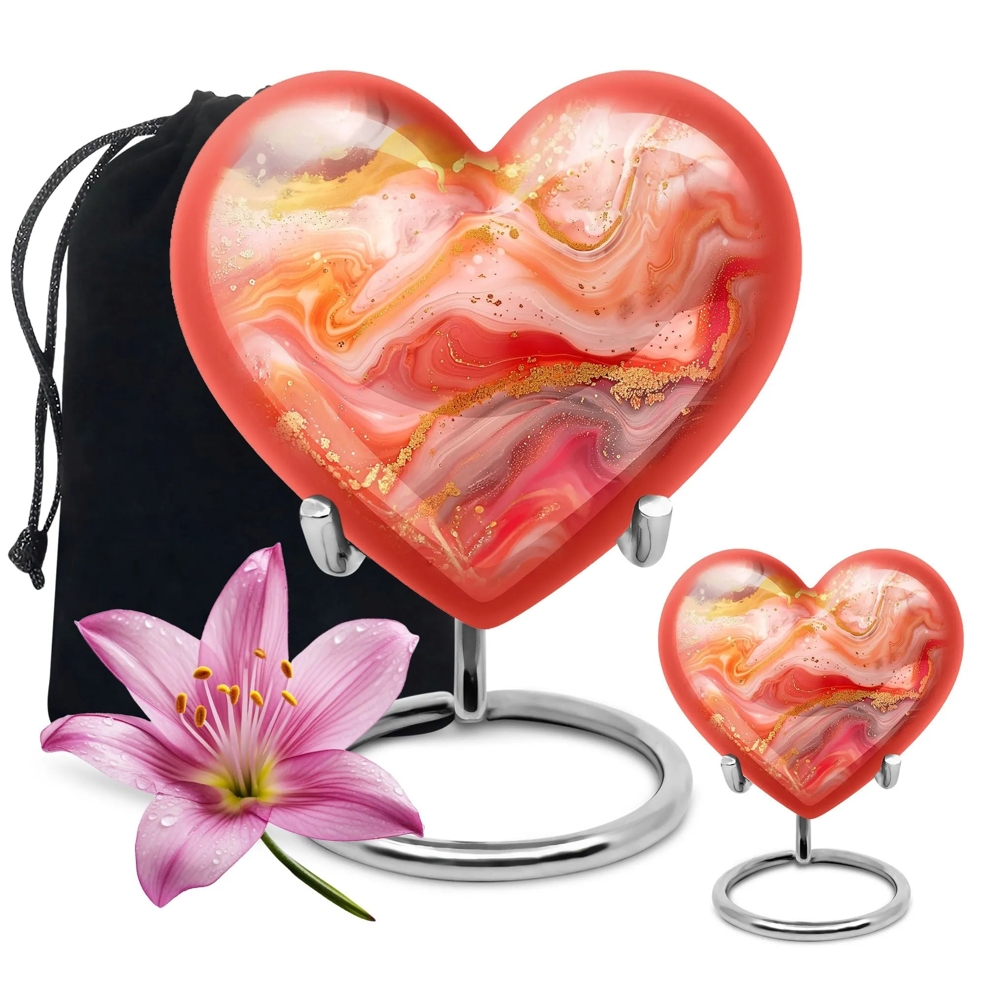 Abstract Inception, Distinctive Memorial Urn for Restful Farewell