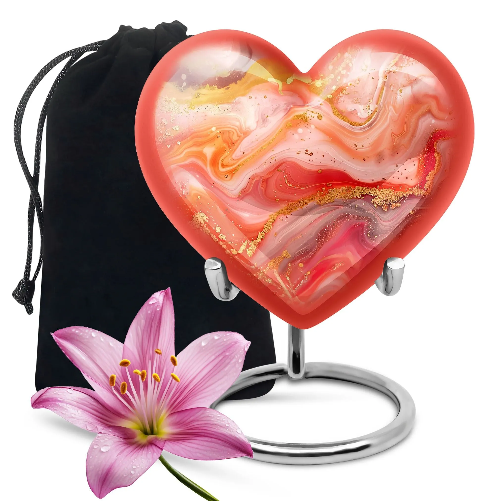 Abstract Inception, Distinctive Memorial Urn for Restful Farewell