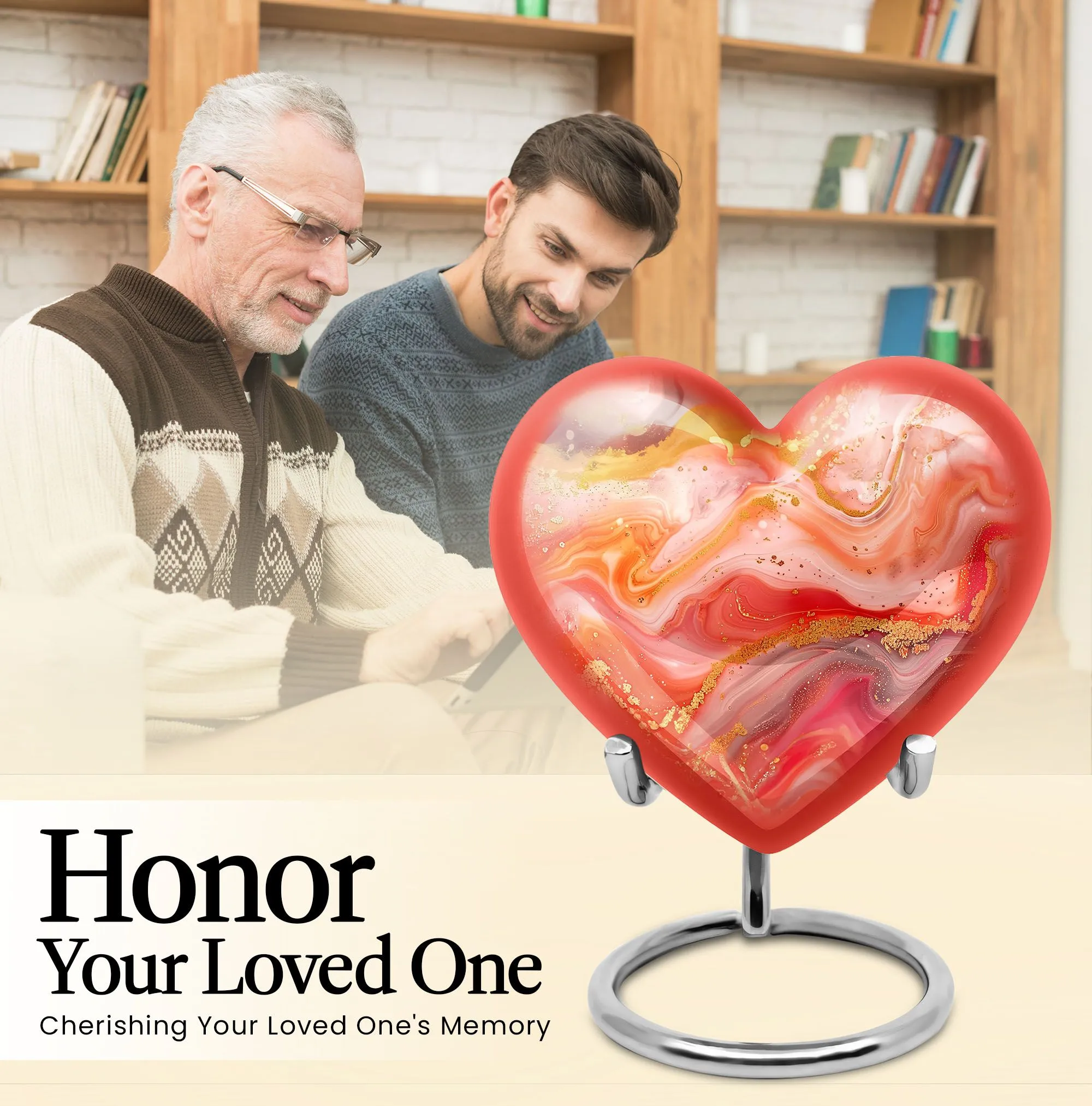 Abstract Inception, Distinctive Memorial Urn for Restful Farewell