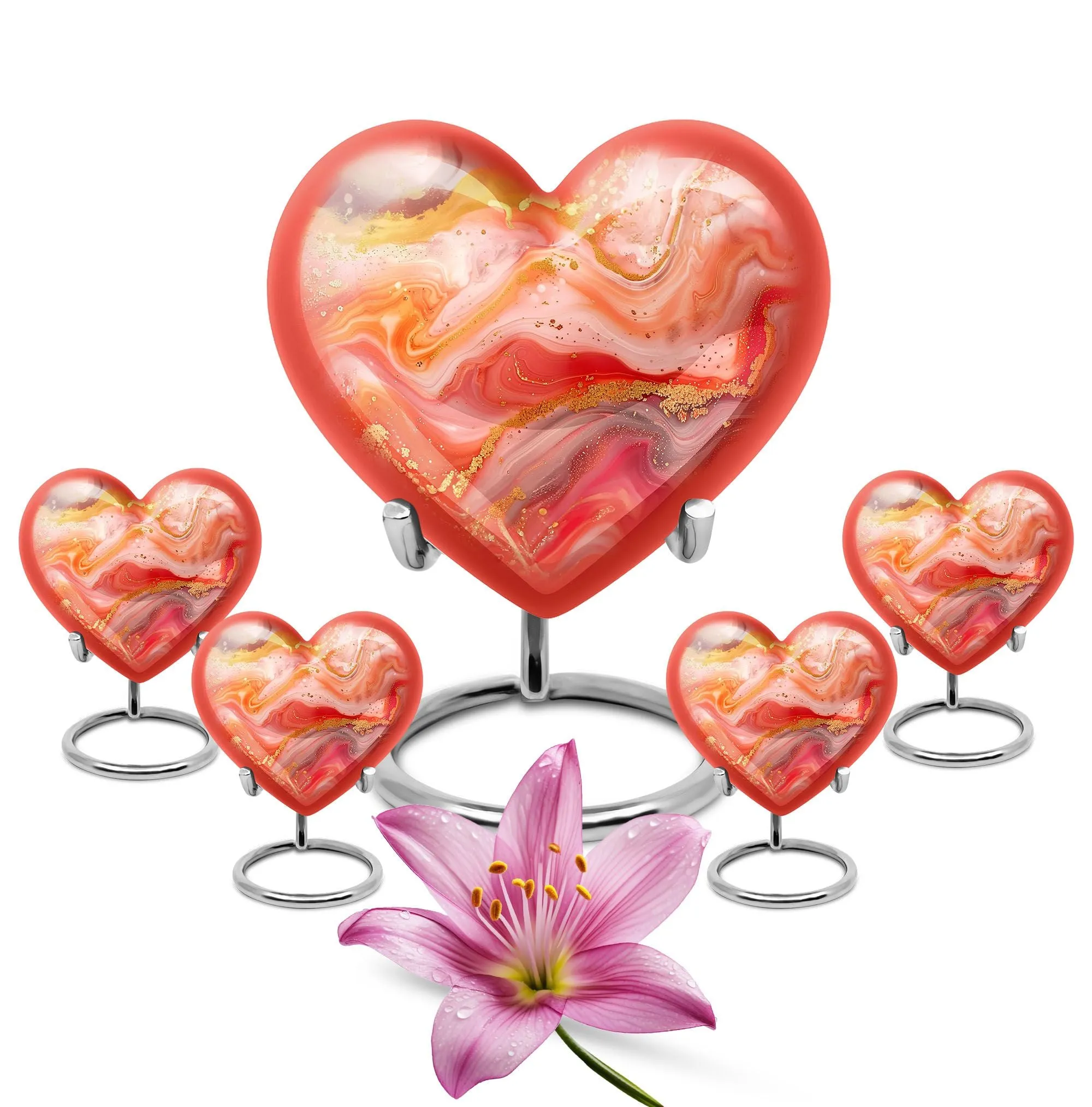Abstract Inception, Distinctive Memorial Urn for Restful Farewell