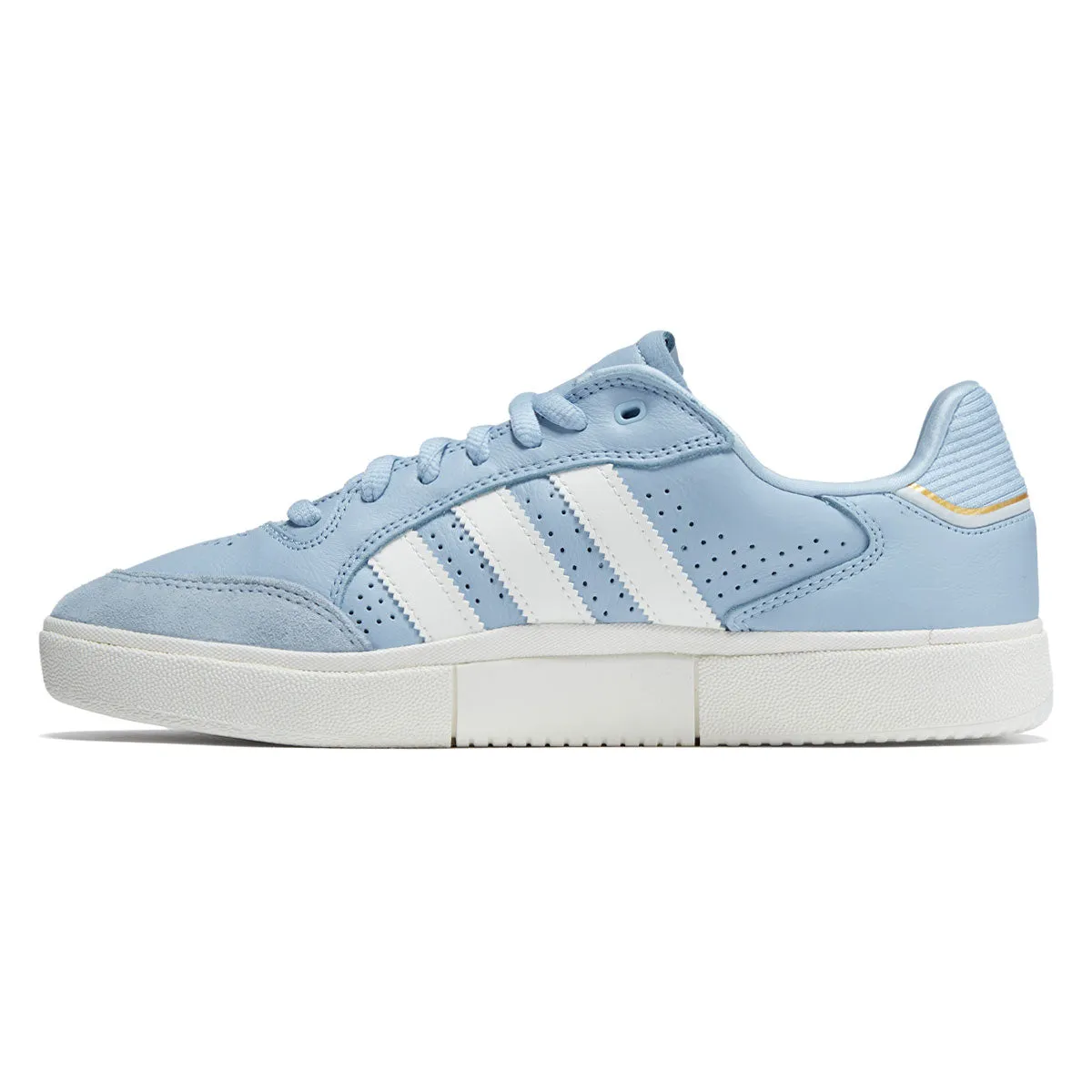 Adidas Tyshawn Low Shoes - Clear Sky/Core White/Gold Metallic