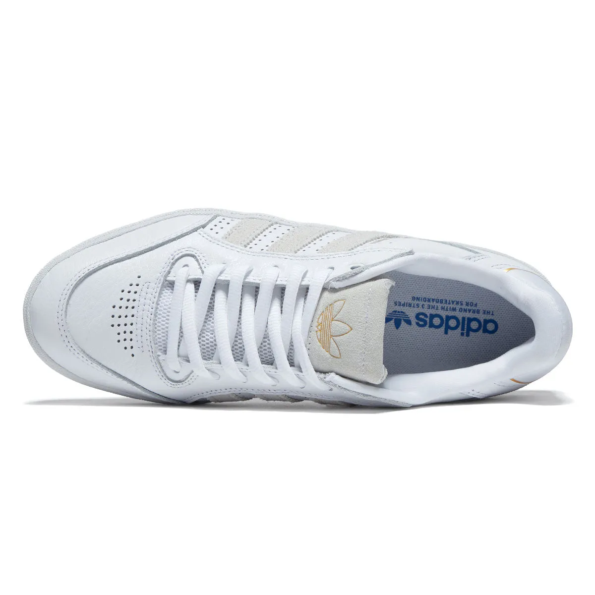 Adidas Tyshawn Low Shoes - Ftwr White/Ftwr White/Gold Metallic