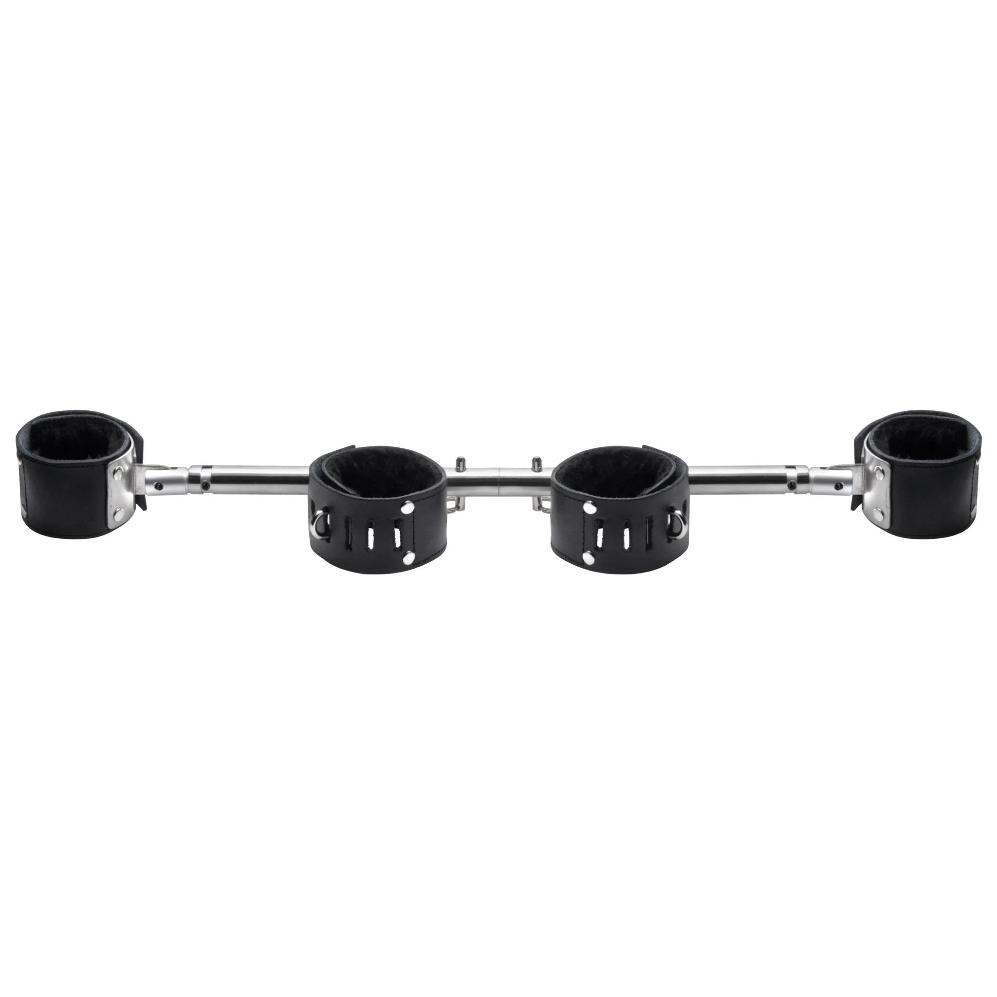 Adjustable Swiveling Spreader Bar With Leather Cuffs