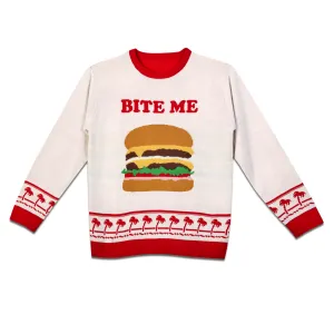Adult Bite Me™ Christmas Sweater