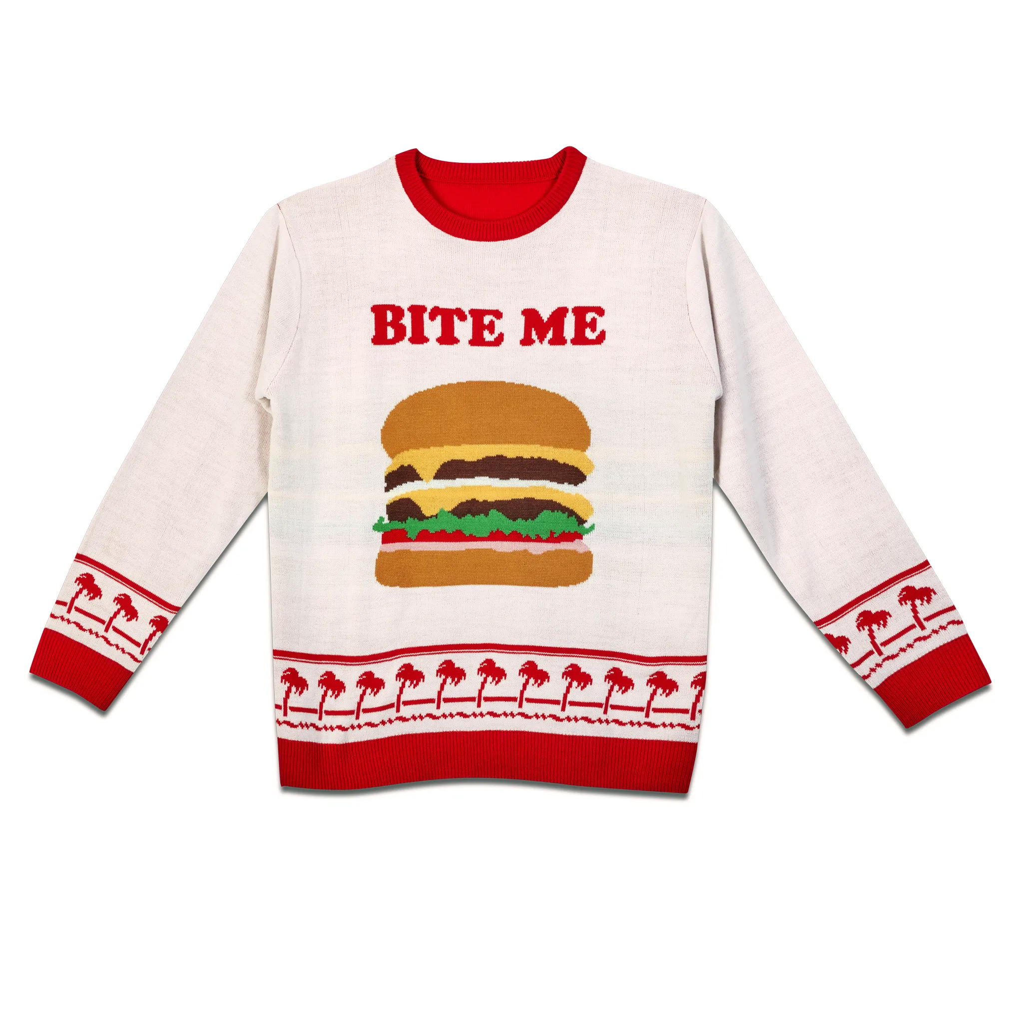 Adult Bite Me™ Christmas Sweater
