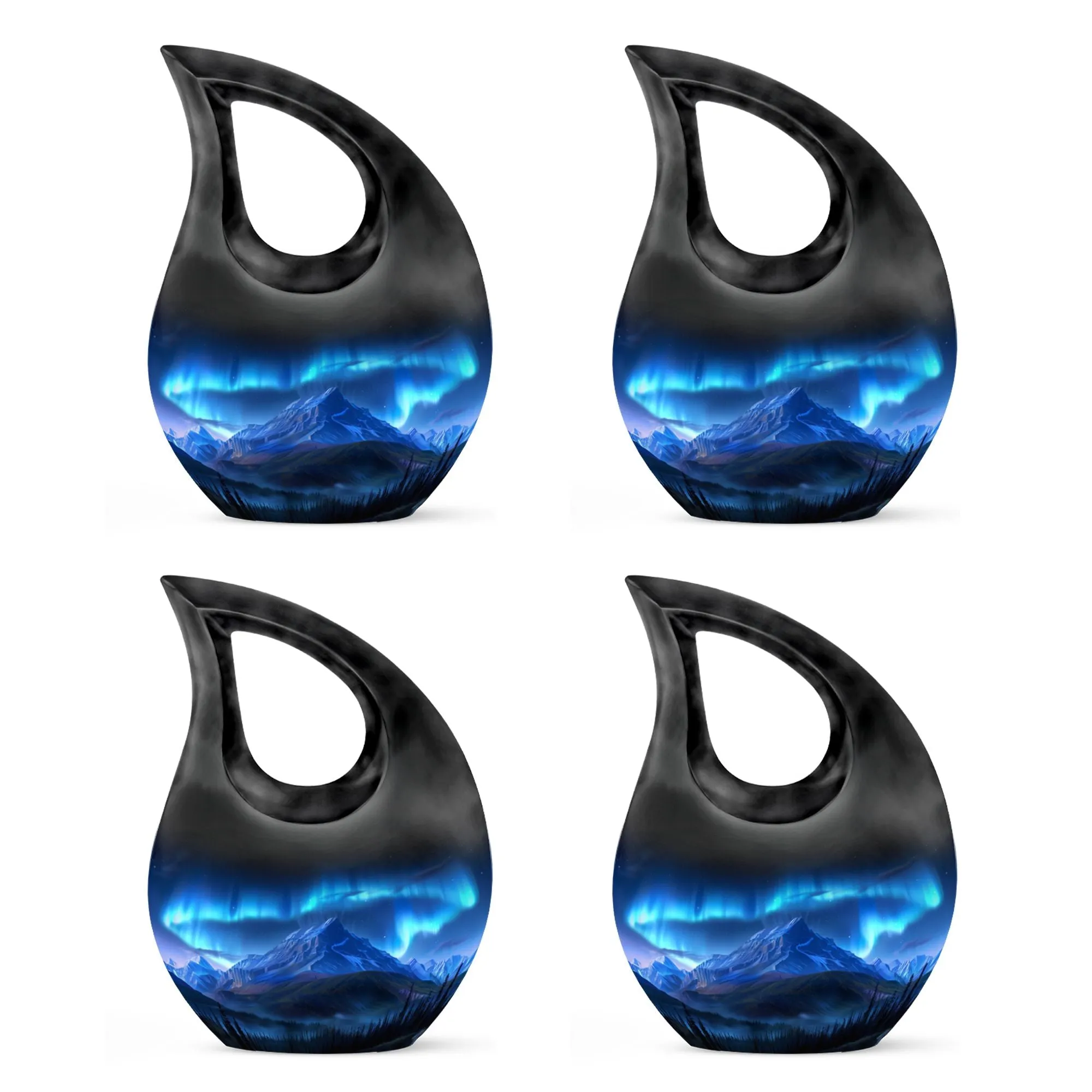 Arora Borealis Urn - Uniquely Crafted Customized Memorial Urn